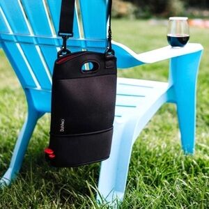 🍷DUVINO🍷 A SET OF 2 (3 LTR BAGGIES 2 SPOUTS) TRAVEL WINE BAG